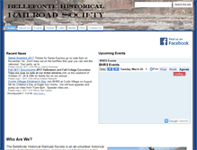 Tablet Screenshot of bellefontetrain.org